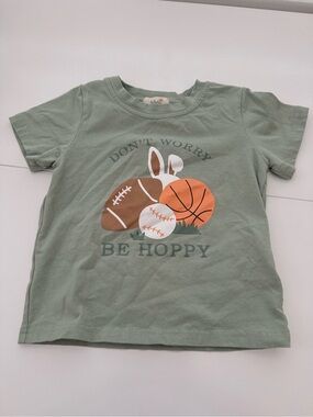 Altar’d State Kids Be Hoppy Kids Tee - Mint Green Sports Graphic